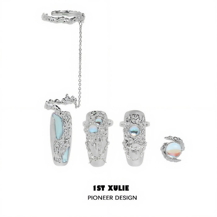 A+B+C+D Set of Ring Nails