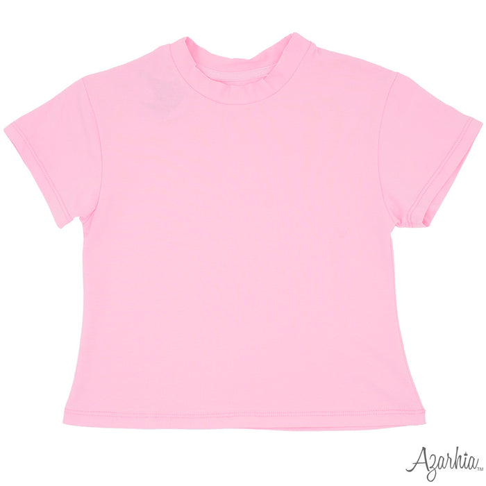 Azarhia Boxy T Shirt-Lt. Pink