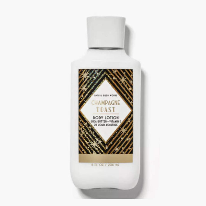 BATH AND BODY WORKS Champagne Toast Moisture Body Lotion with butter and vitamin E 24 hour moisture لوشن الجسم من باث اند بودي ووركس
