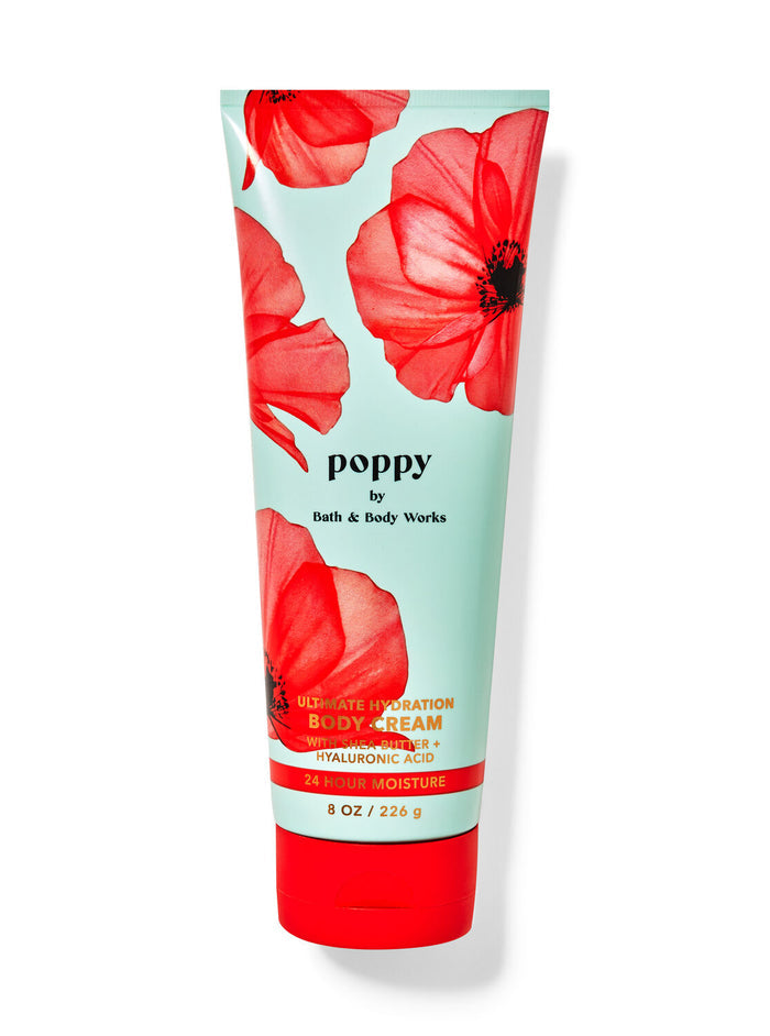 BATH AND BODY WORKS Poppy Ultimate Hydration Body Cream With Shea Butter + Hyaluronic Acid