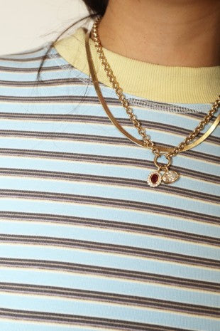 Blair Stripe Oversize Tee