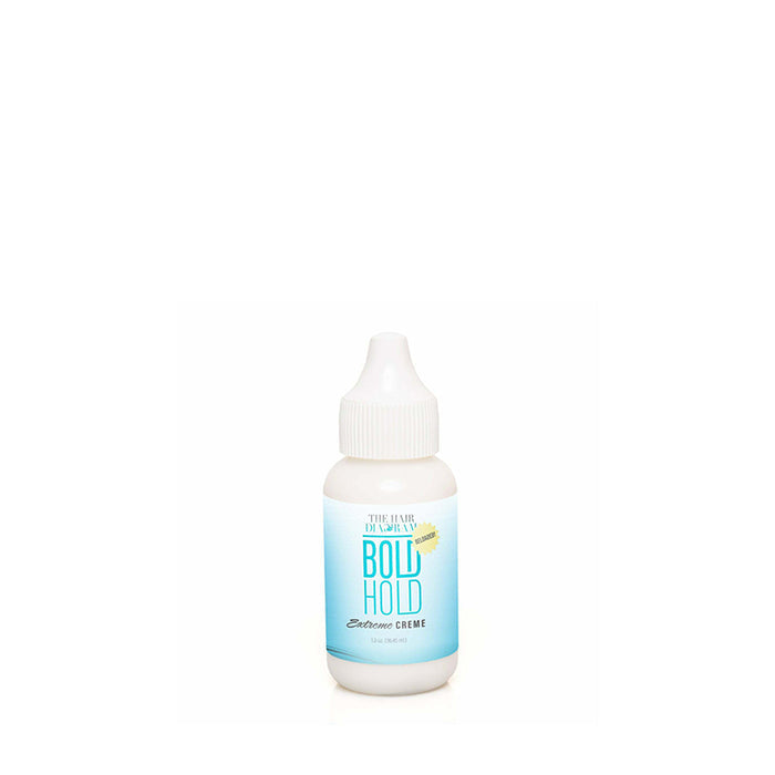 THE HAIR DIAGRAM Bold Hold Extreme Creme lace glue bottle 1 oz strong hold adhesive for wigs and lace fronts