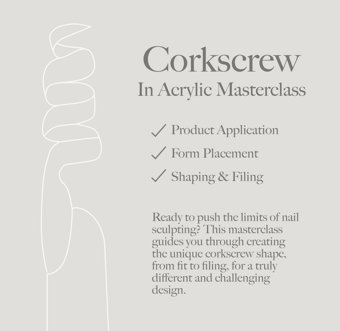 Corkscrew Shape in Acrylic Masterclass