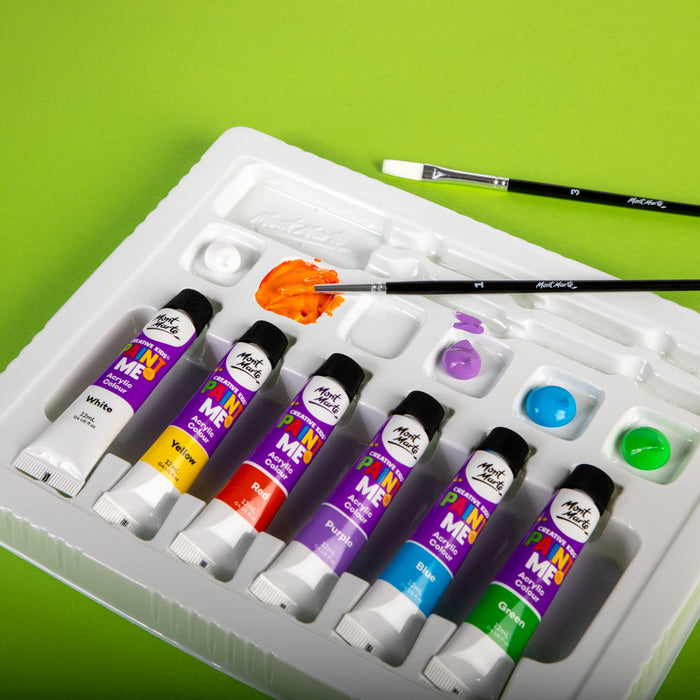 Creative Kids Paint Me Canvas Set 9pc - Monster