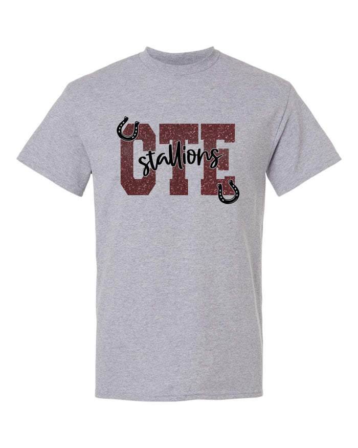 CTE Basic Tee CTE Design- Matte or Glitter