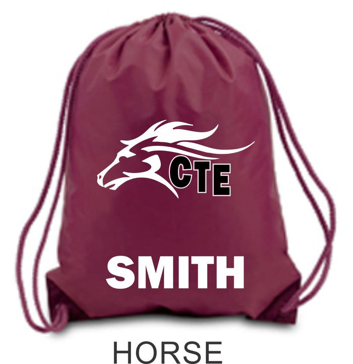 CTE Drawstring Backpack- 2 designs