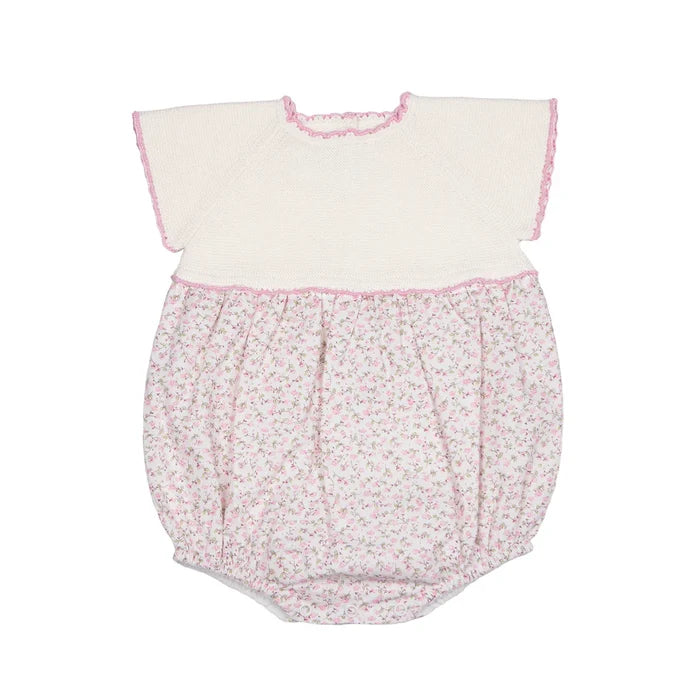 Cuclie Sophie Knit Romper-Ivory Multi