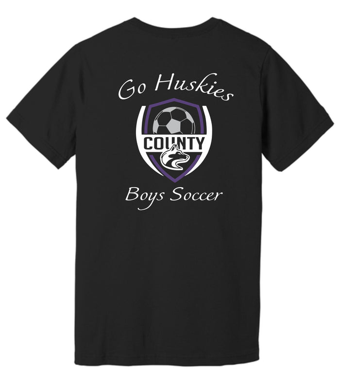 DCHS Soccer Bella Canvas Tee - 2 SIDE Design