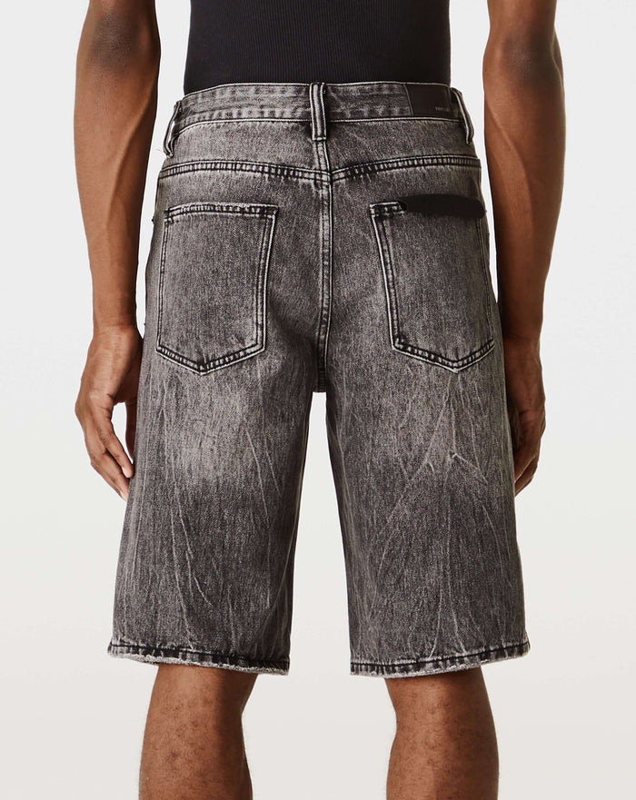 PRVT LBL Distressed Denim Short. Underground Apparel. Rule of Next Streetwear.
