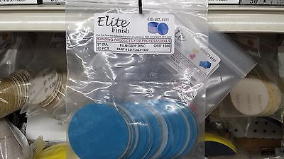 Elite Finish Disc 3'' Gripon 800 Grit Sandpaper 50 pack Wet or Dry