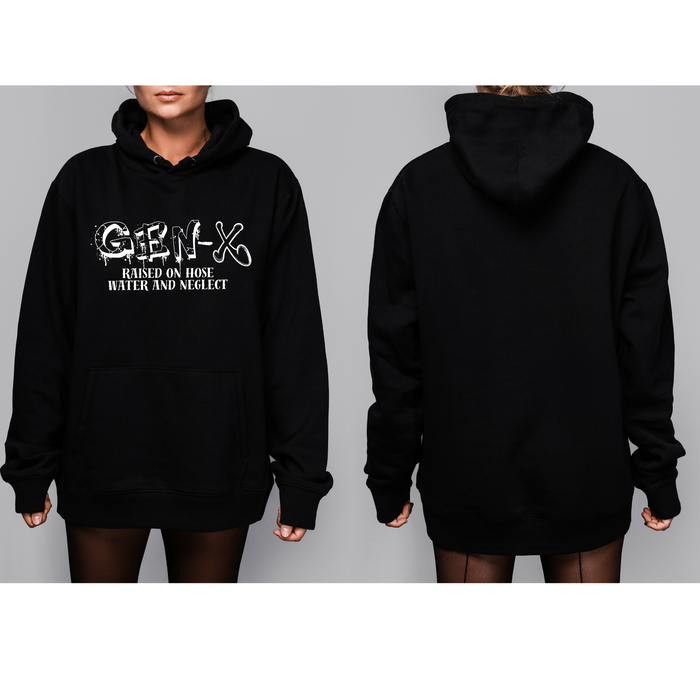 GenX Neglect Graphic Hoodie or Crewneck