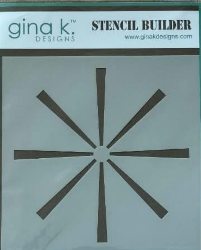Gina K Designs - Stencil Builder - Rays. Available at Embellish Away in Bowmanville Ontario Canada