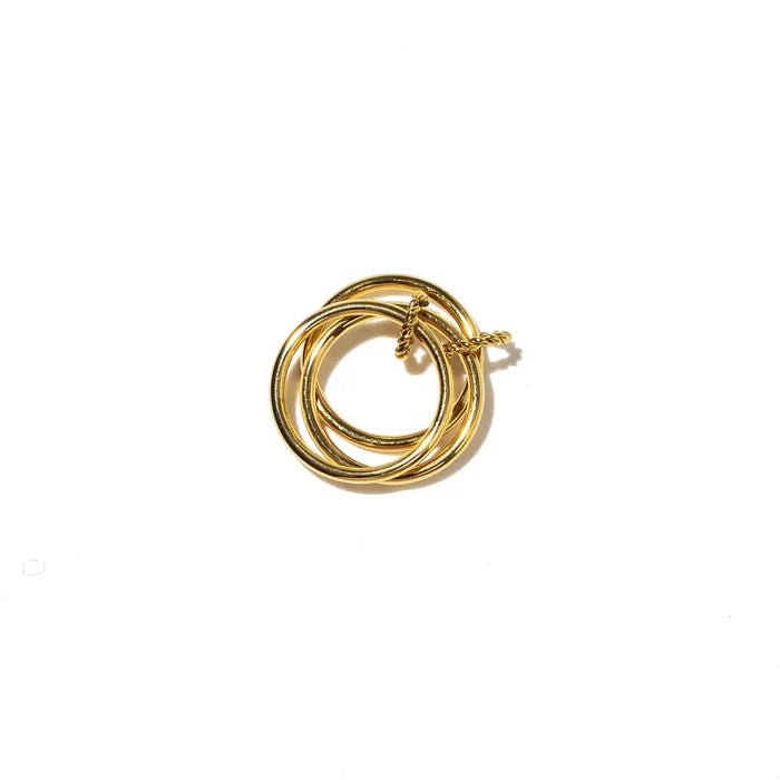 Gold Triple Stacked Ring