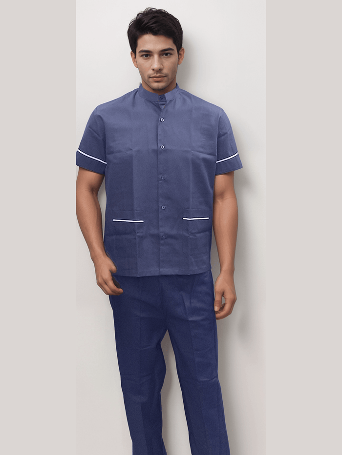 Helping Staff Dress Navy Blue - J R GARMENTS