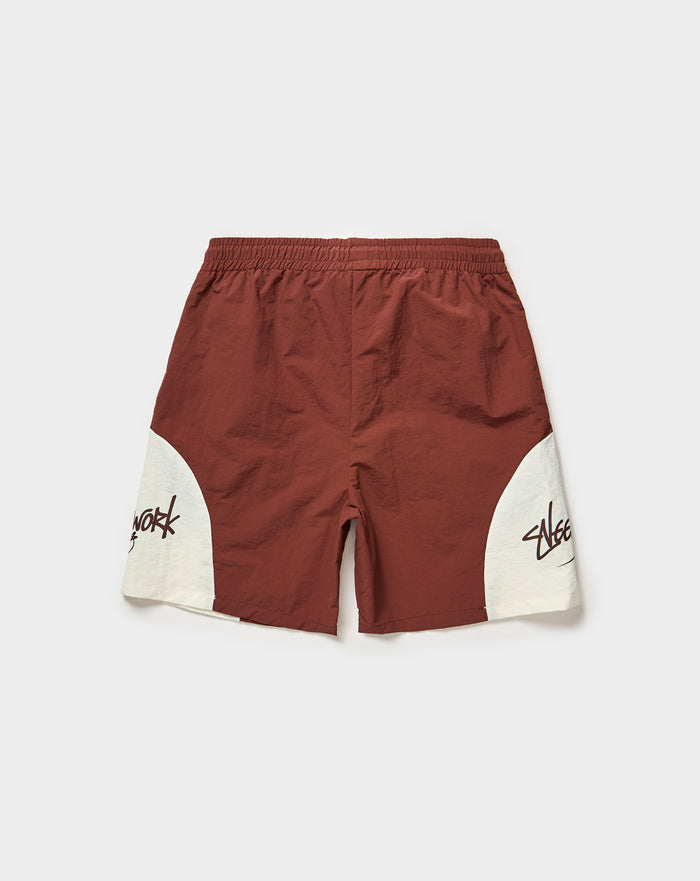 Needlework Heritage Track Shorts. Underground Apparel. Rule of Next Streetwear.