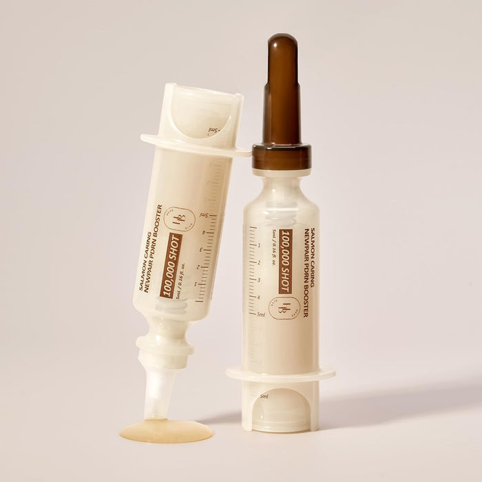 HEVEBLUE Salmon Caring Newpair PDRN Booster 100,000 Shot Essence - veido esencija