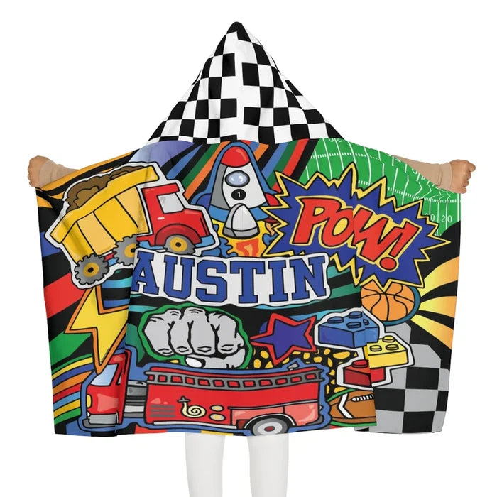 Hooded Towel - Pow