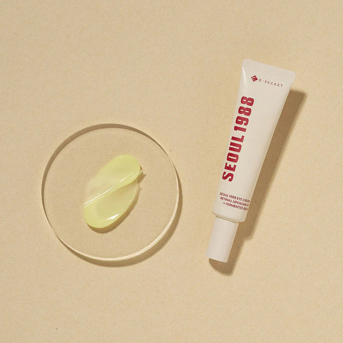 K SECRET SEOUL 1988 EYE CREAM RETINAL LIPOSOME 4% + FERMENTED BEAN كريم العيون بالريتينول وإنزيمات الفاصوليا