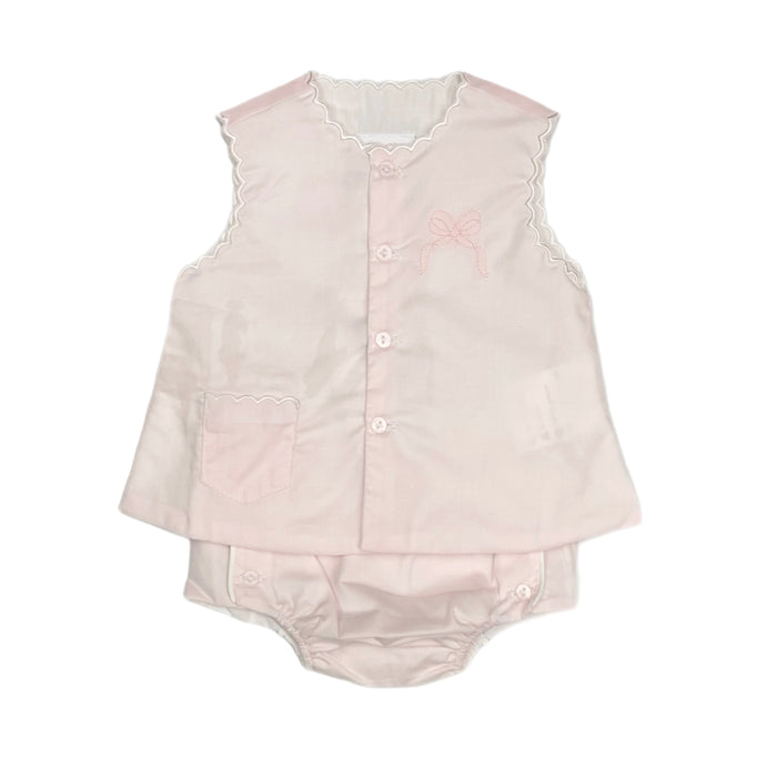 Lullaby Set Maria Diaper Set-Pink Bow