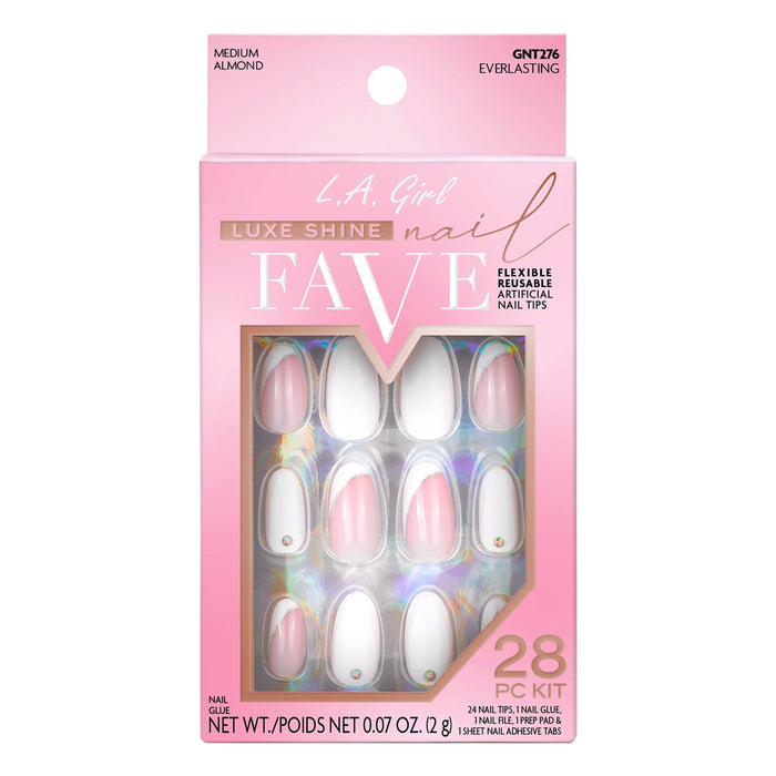 La Girl Cosmetics Nail Tips Product Luxe Shine Fave Nail Tips