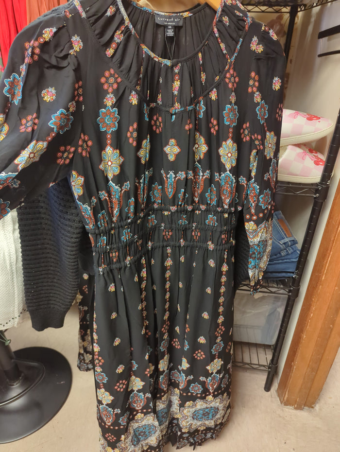Current Air Maeve Maxi Dress featuring a flowy silhouette and soft fabric, perfect for casual or dressy occasions.