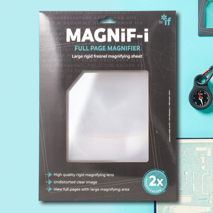 'Magnif-i' - Flexible Magnifying Sheet - for A4 notebooks