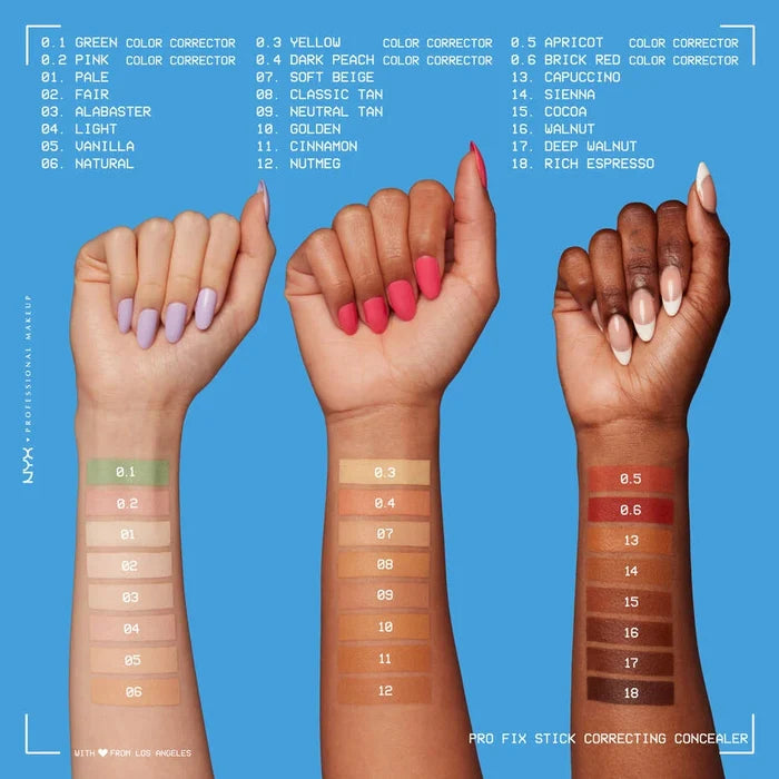 NYX Concealer In Stick Pro Fix Stick 07 Soft Beige مصحح العيوب من نيكس