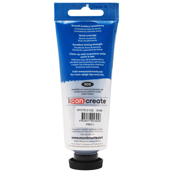 Oil Paint Premium 75ml (2.5 US fl.oz) Tube - Crimson
