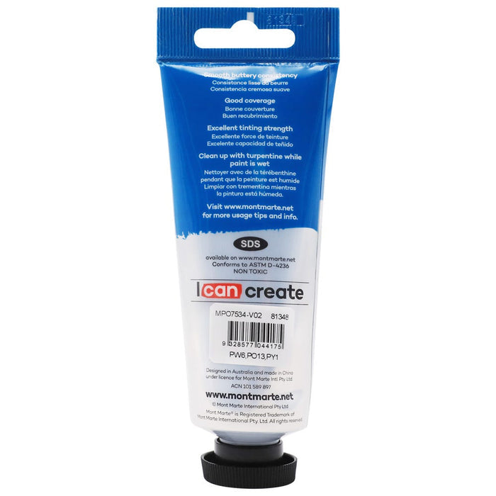 Oil Paint Premium 75ml (2.5 US fl.oz) Tube - Porcelain
