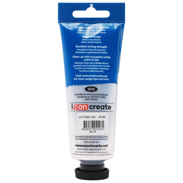 Oil Paint Premium 75ml (2.5 US fl.oz) Tube - Silver
