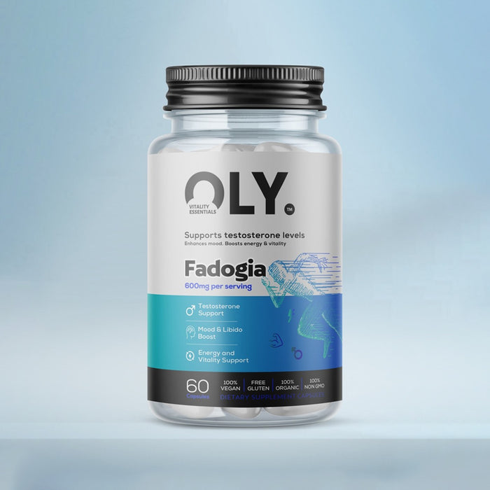 OLY Fadogia Agrestis 600mg – maisto papildas, 60 kapsulių