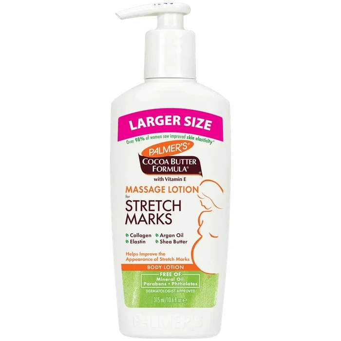 PALMERS cocoa butter formula with vitamen e massage lotion لوشن المساج لتشققات الحامل بزبدة الكوكوا من بالمير