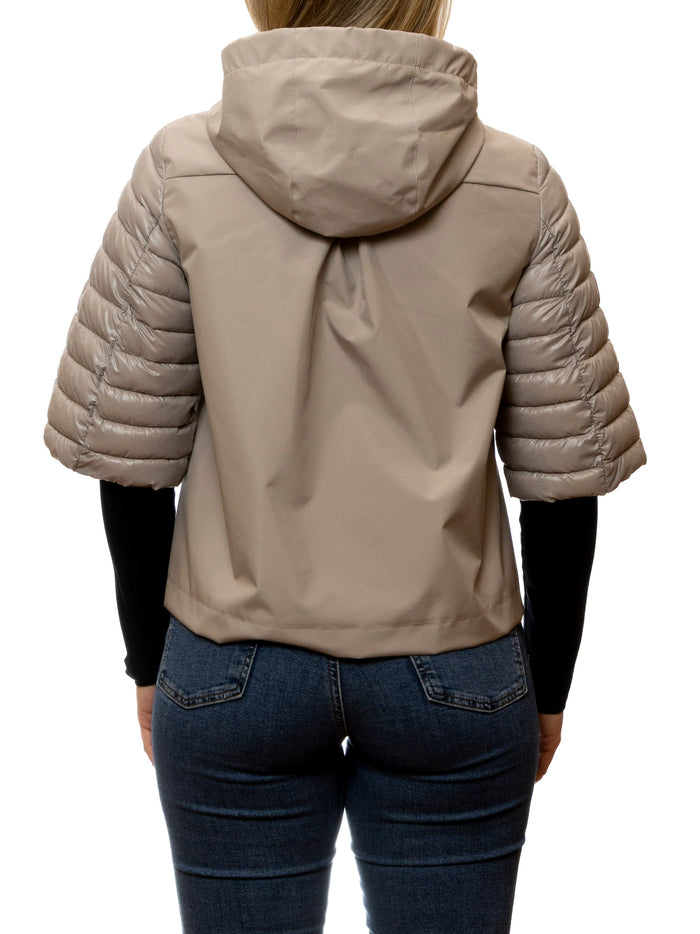 CENSURED piumino taupe JWC-454 TNCN5-132