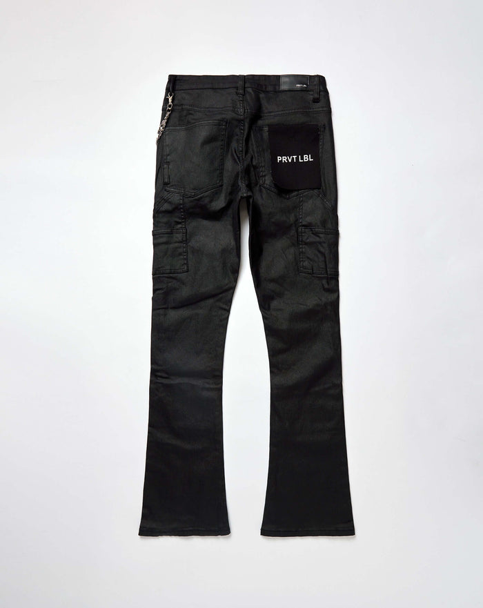 PRVT LBL Pu Flare Pant. Underground Apparel. Rule of Next Streetwear.