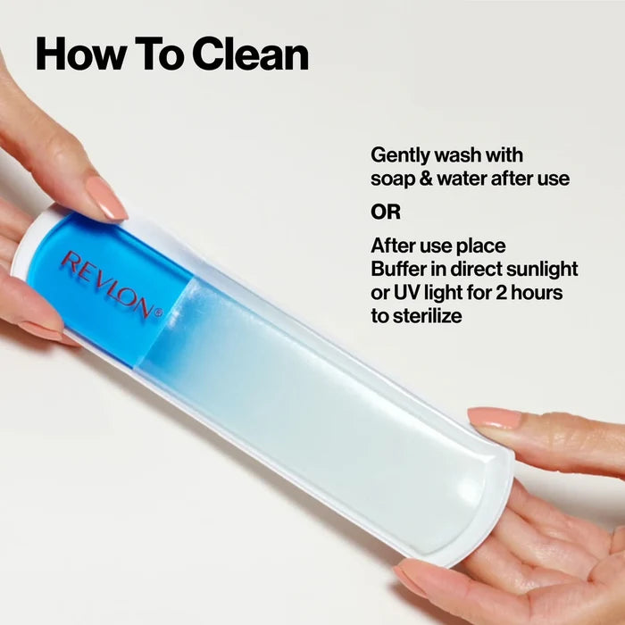 REVLON Bacteria Shield Glass Foot Buffer مبرد القدم من ريفلون