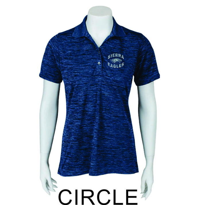 Sierra Staff Heathered Polo- Ladies- 3 Designs