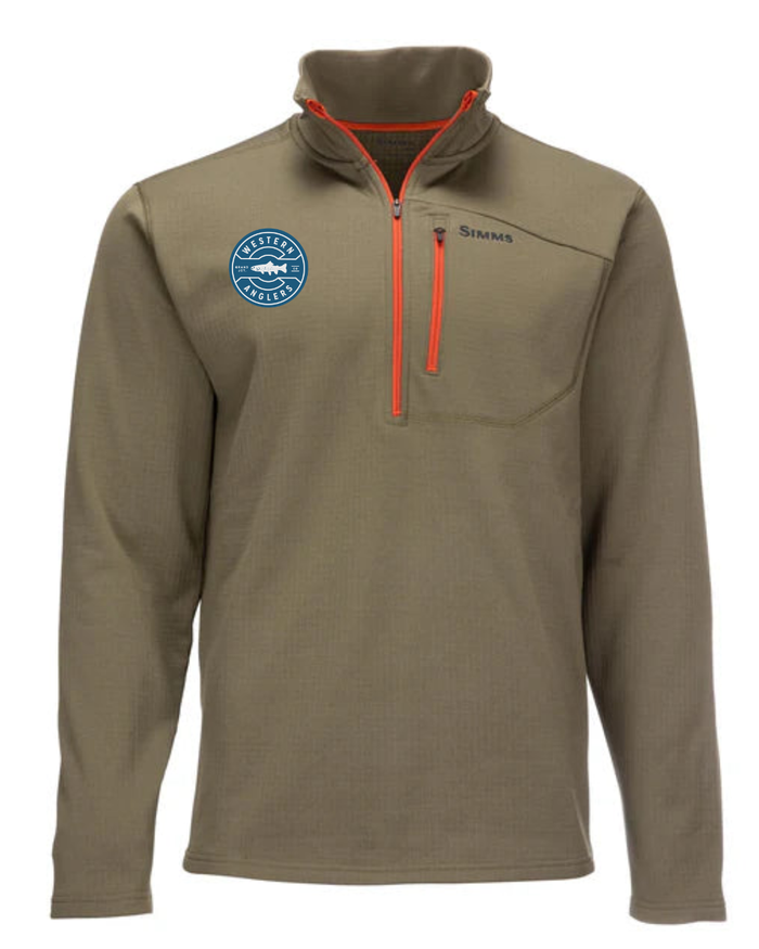 Simms - Men's Thermal Qtr Midlayer Zip Top