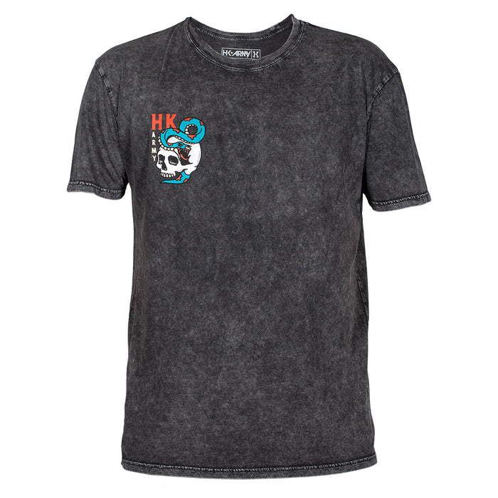 Snake Killer - T-Shirt - Black Acid Wash