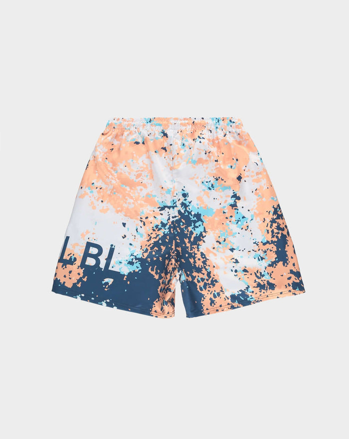 PRVT LBL Splatter Print Nylon Short. Underground Apparel. Rule of Next Streetwear.