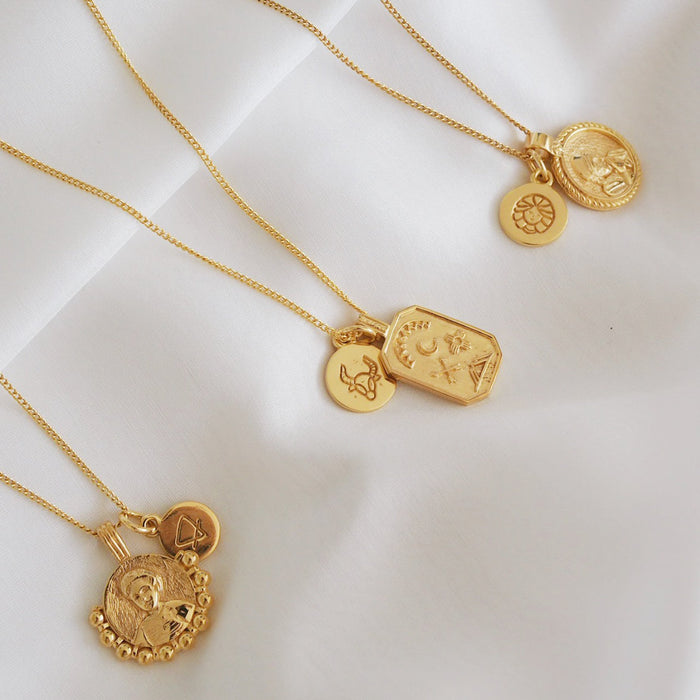Taurus Mini Zodiac Charm - Gold