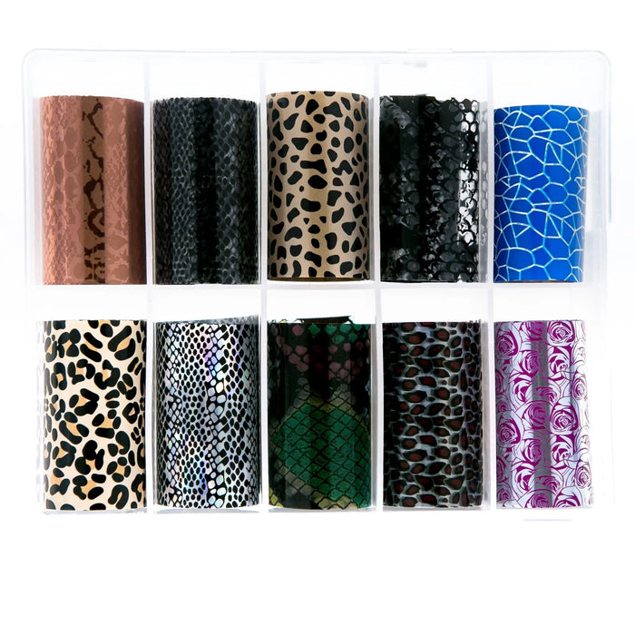 TFS-178 Animal Print Selection of Foils Naio Nails