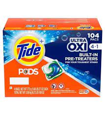 TIDE Ultra Oxi Built-In Pre-Treaters 4 In 1 Detergent تايد الترا اوكسي مع معززات التنظيف المدمجة 4 في 1