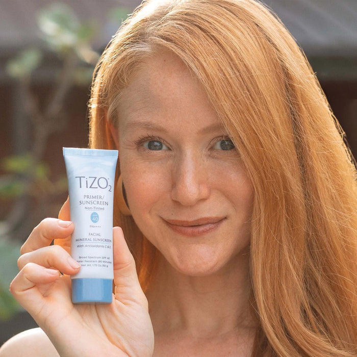 Tizo2 Facial Primer Non-Tinted Mineral Sunscreen SPF 40