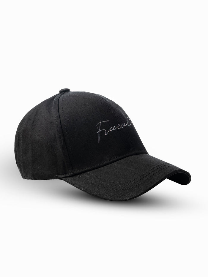 Unisex Baseball Cotton Twill Cap | Black