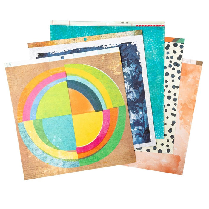 Vicki Boutin - Double-Sided Printed Paper Pad 12"X12" - Mixed Media - 48/Pkg. Immerse yourself in the Vicki Boutin Mixed Media Collection, where creativity knows no bounds. Available at Embellish Away located in Bowmanville Ontario Canada.