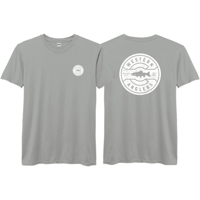 Western Anglers - Shop T Shirt - Vintage Fade Gray (NEW)