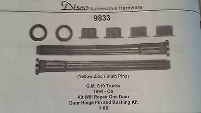 1994 - 2004 Chevy S10 & GMC S15 Door Hinge Pins Pin Kit