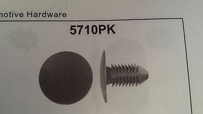 25 BUMPER & FENDER SHIELD RETAINERS  GM 1619321