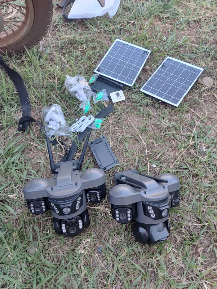 3 in 1 V380 Intelligent Solar Camera wireless outdoor security surveillance system