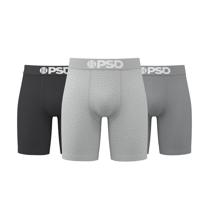 3 Pack Cotton Blend Boxer Briefs - Mens